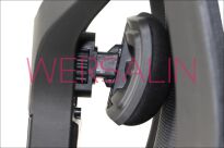 Fotel obrotowy Cartiz podstawa chromowana - 10