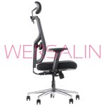 Fotel obrotowy Cartiz podstawa chromowana - 4