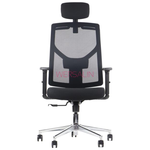 Fotel obrotowy Cartiz podstawa chromowana