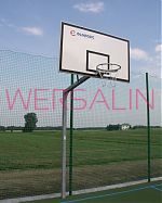 Stojak do koszykówki jednosłupowy cynkowany, wysięgnik 1,2m rura kwadrat 90mm