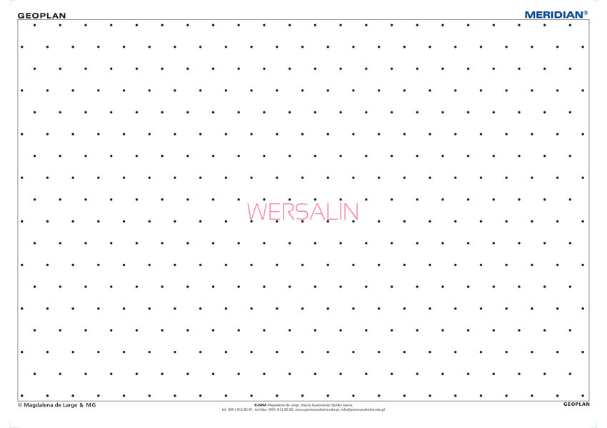 Geoplan -  plansza dydaktyczna