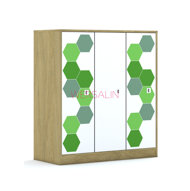 Szafa Blox Hex Green 110 3PP 3F3