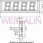 Zegar Cyfrowy LED z Komunikacją RS - 6