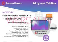 Zestaw 2 x Monitor Promethean LX 75 cali - 2