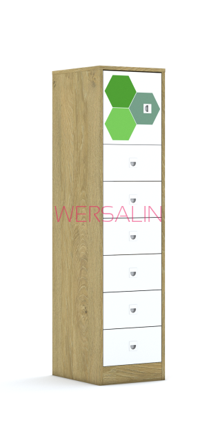 Szafa Blox Hex Green 40 4P 1F1 6S