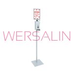 Stojak do dezynfekcji rąk łokcjowy z podjanikiem 1000 ml. - 2