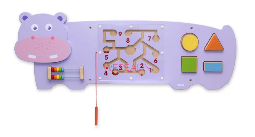 VIGA Sensoryczna tablica manipulacyjna dla dzieci - Hipo