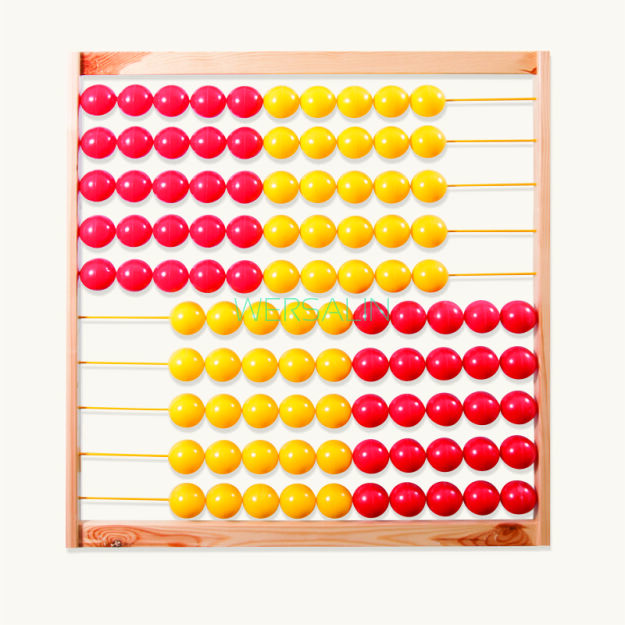 Duże liczydło na ścianę