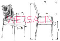 Krzesło Chary czarny - 2