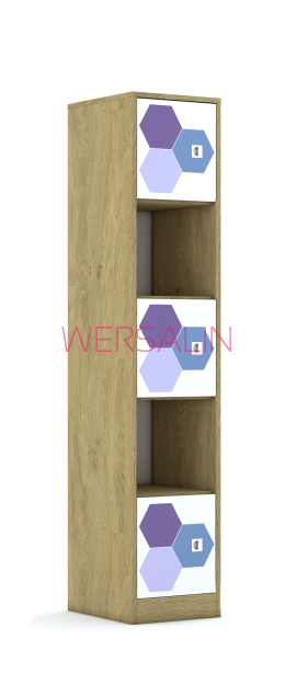 Regał Blox Hex Violet Blue 40 5P 3F1