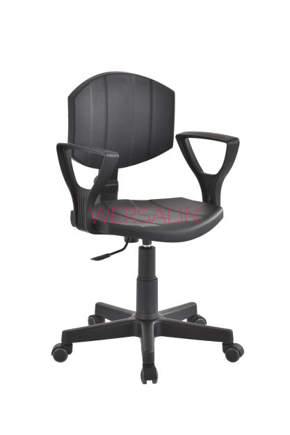 Krzesło laboratoryjne niskie z podłokietnikami