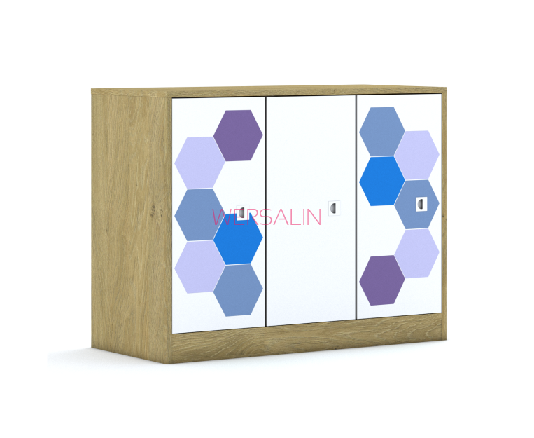 Szafa Blox Hex Violet Blue 110 2PP 3F2