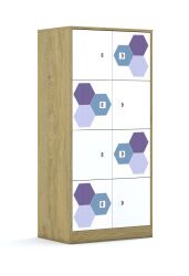 Szafa Blox Hex Violet Blue 70 4PP 8F1