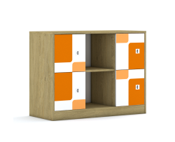 Regał Blox Pastel 110 2PP 4F1