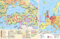 Mapa gospodarcza Europy - mapa ścienna - 3