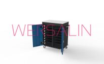 Szafa wózek na laptopy 16 schowkowa - 10