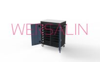 Szafa wózek na laptopy 16 schowkowa - 11