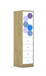 Szafa Blox Hex Violet Blue 40 4P 1F2 4S