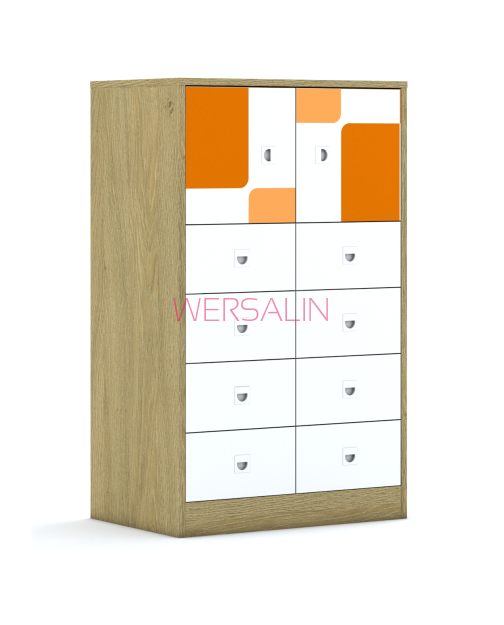 Regał Blox Pastel 70 3PP 2F1 8SB