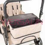 Wózek Baby Trold  4-os. piaskowy - 3