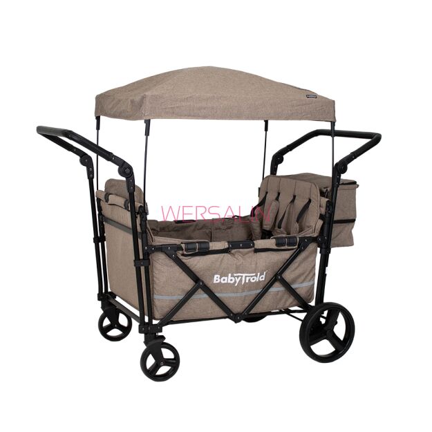 Wózek Baby Trold  4-os. piaskowy