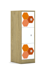 Szafa Blox Hex Red 40 3P 3F1