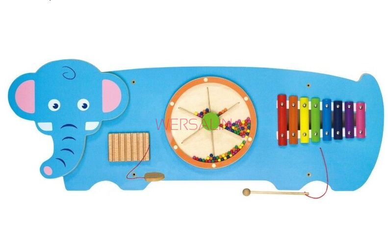 VIGA Sensoryczna tablica manipulacyjna - Słoń