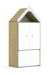 Regał Blox Base 70 3P 2F2 z daszkiem i skrzynią