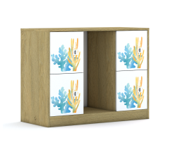 Regał na pojemniki Blox Ocean 110 2PG 4F1