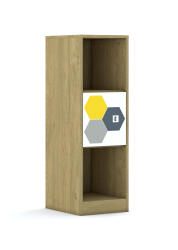 Regał Blox Hex Yellow Grey 40 3P 1F1