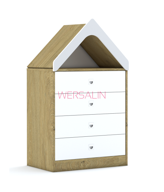 Szafa Blox Base 70 2P 4S z daszkiem