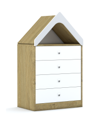 Szafa Blox Base 70 2P 4S z daszkiem