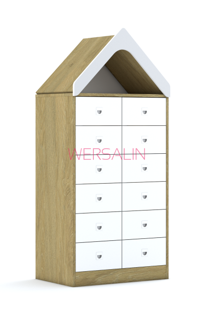 Szafa Blox Base 70 3PP 12SB z daszkiem