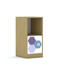 Regał Blox Hex Violet Blue 40 2P 1F1