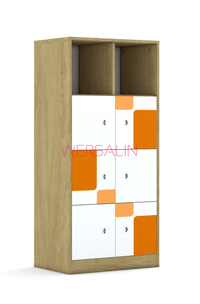 Regał Blox Pastel 70 4PP 6F1