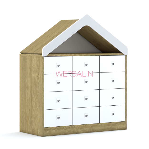 Szafa Blox Base 110 2PP 8SB 4SS z daszkiem