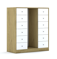 Regał na pojemniki Blox Base 110 3PG 12SB