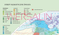 Strefy klimatyczne świata - mapa ścienna - 2