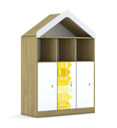 Szafa Blox Houses 110 3PP 3F2 z daszkiem