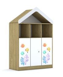 Szafa Blox Ocean 110 3PP 3F2 z daszkiem