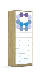 Szafa Blox Hex Violet Blue 70 5PP 2F2 12SB