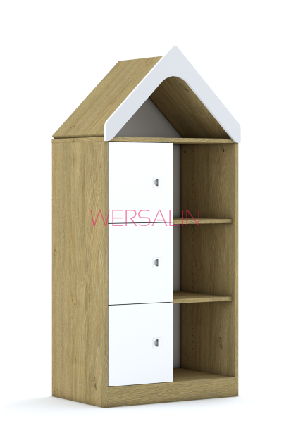 Regał Blox Base 70 3PP 3F1 z daszkiem