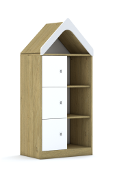 Regał Blox Base 70 3PP 3F1 z daszkiem