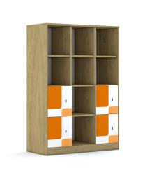 Regał Blox Pastel 110 4PP 4F1