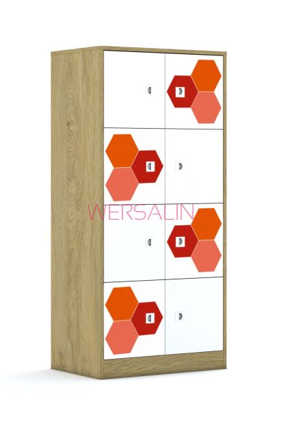 Szafa Blox Hex Red 70 4PP 8F1