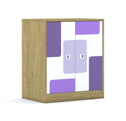 Szafa Blox Pastel 70 2P 2F2