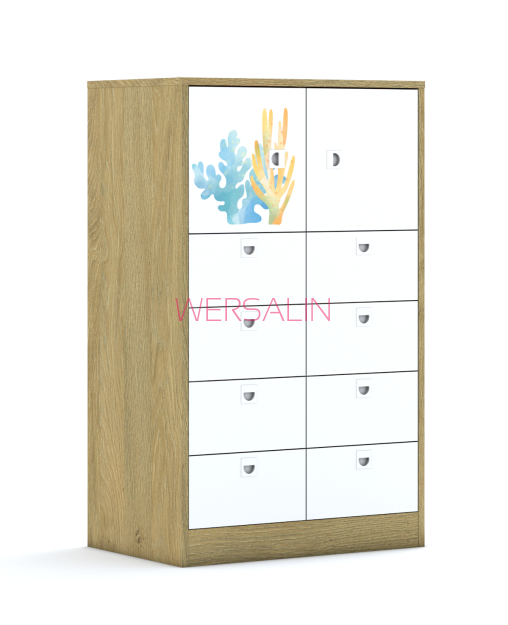 Regał Blox Ocean 70 3PP 2F1 8SB