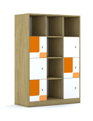 Regał Blox Pastel 110 4PP 6F1