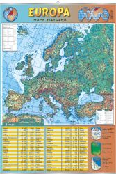 Europa - mapa fizyczna