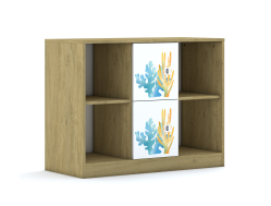 Regał Blox Ocean 110 2PP 2F1